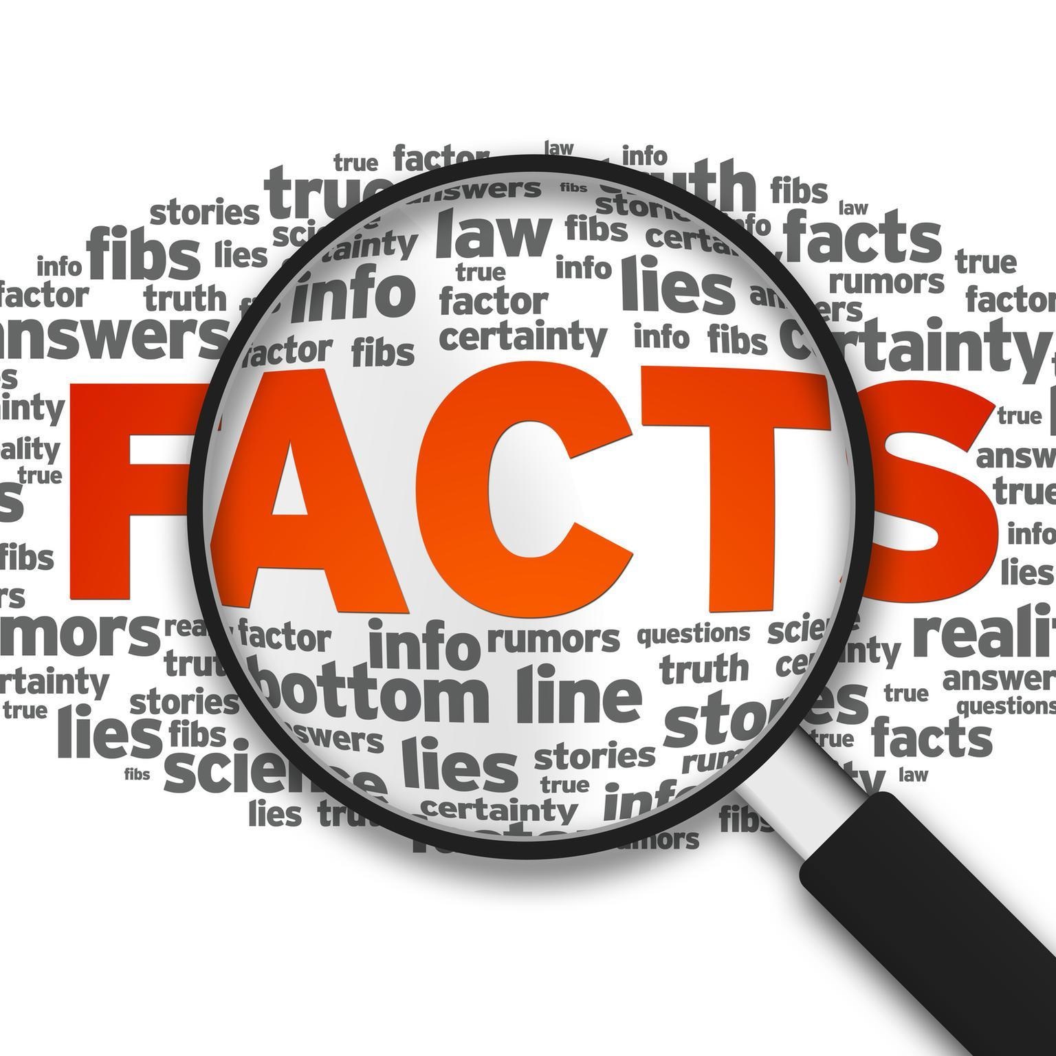 Here are the facts!